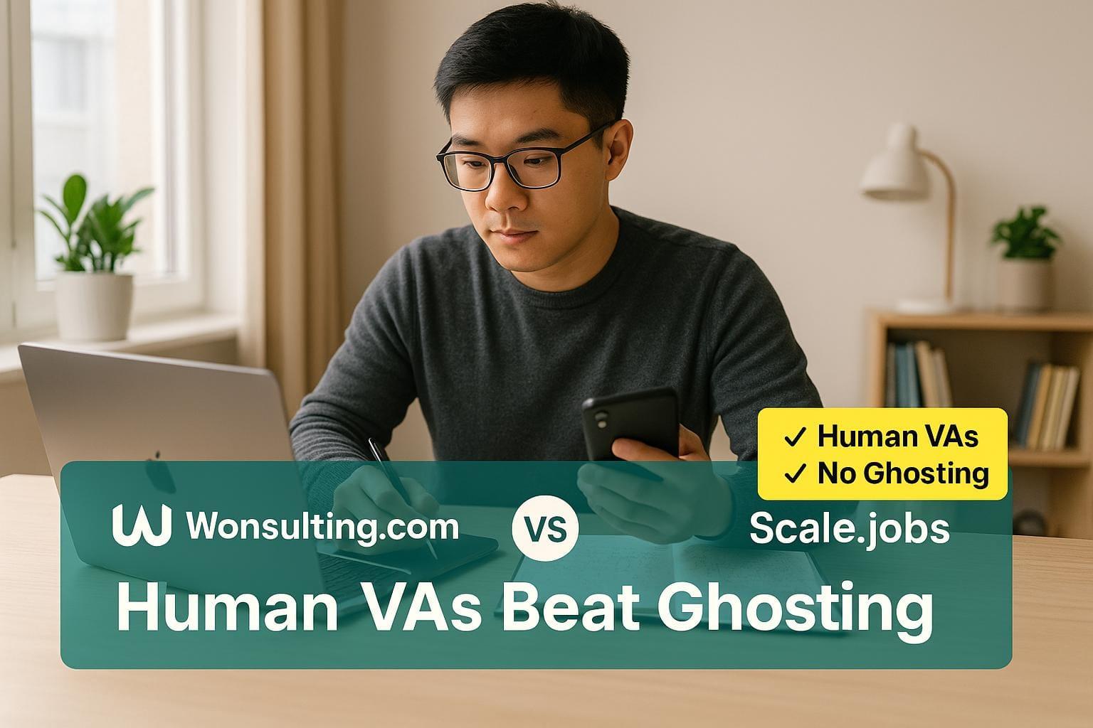 Preview for Wonsulting.com vs Scale.jobs: Human VAs Beat Ghosting