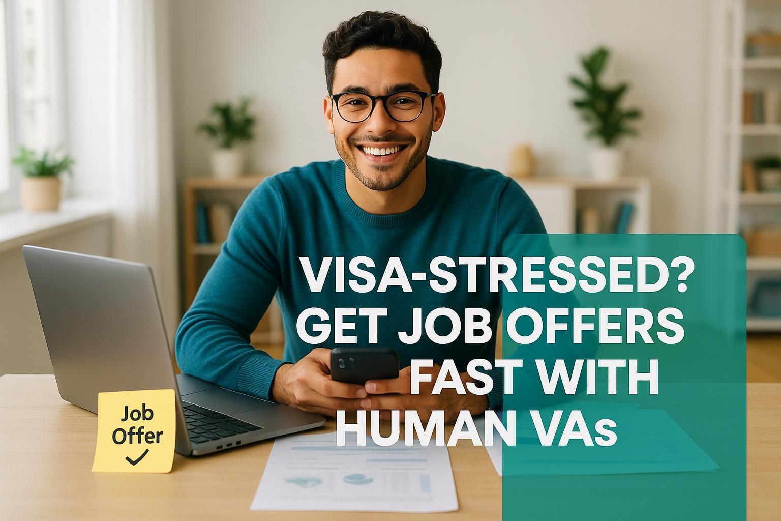 Preview for Visa-Stressed? Get Job Offers Fast with Human VAs