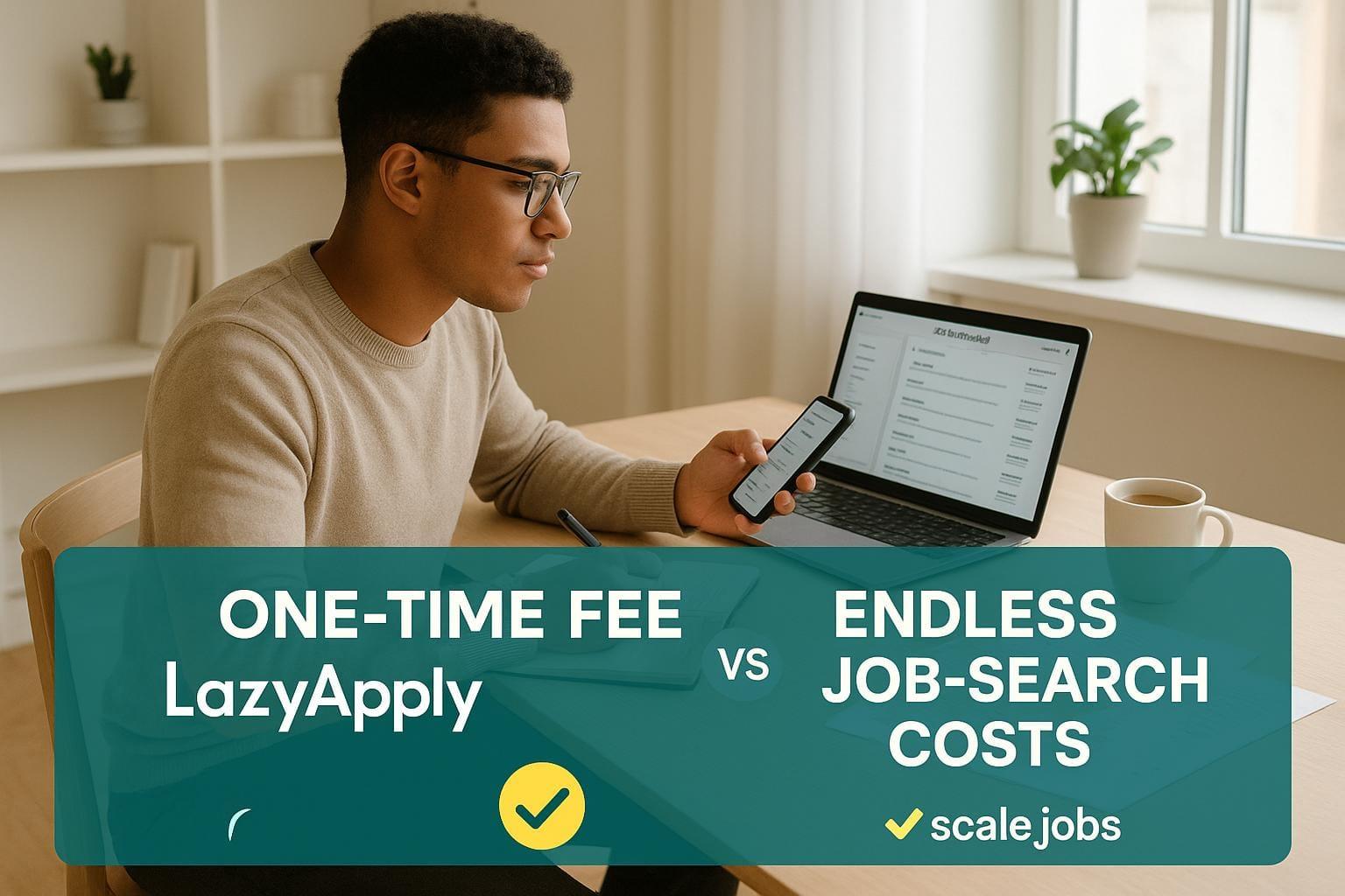 Preview for $0 Subscription: One-Time Fee vs Endless Job-Search Costs