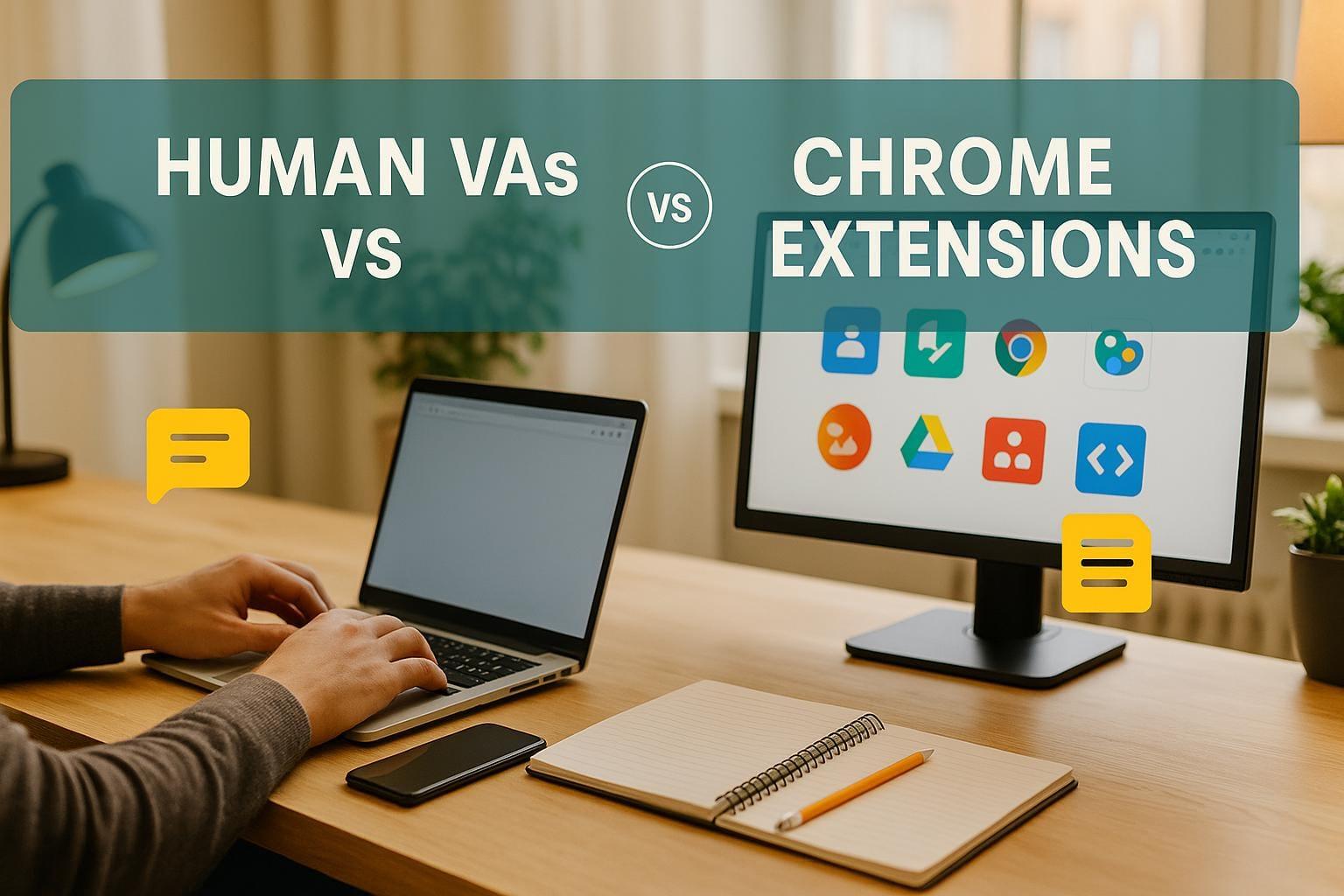 Preview for Human VAs vs Chrome Extensions: A Side-by-Side