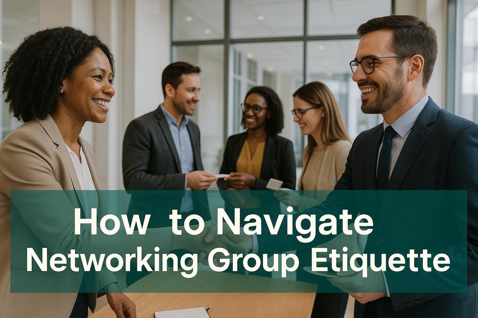 Preview for How to Navigate Networking Group Etiquette