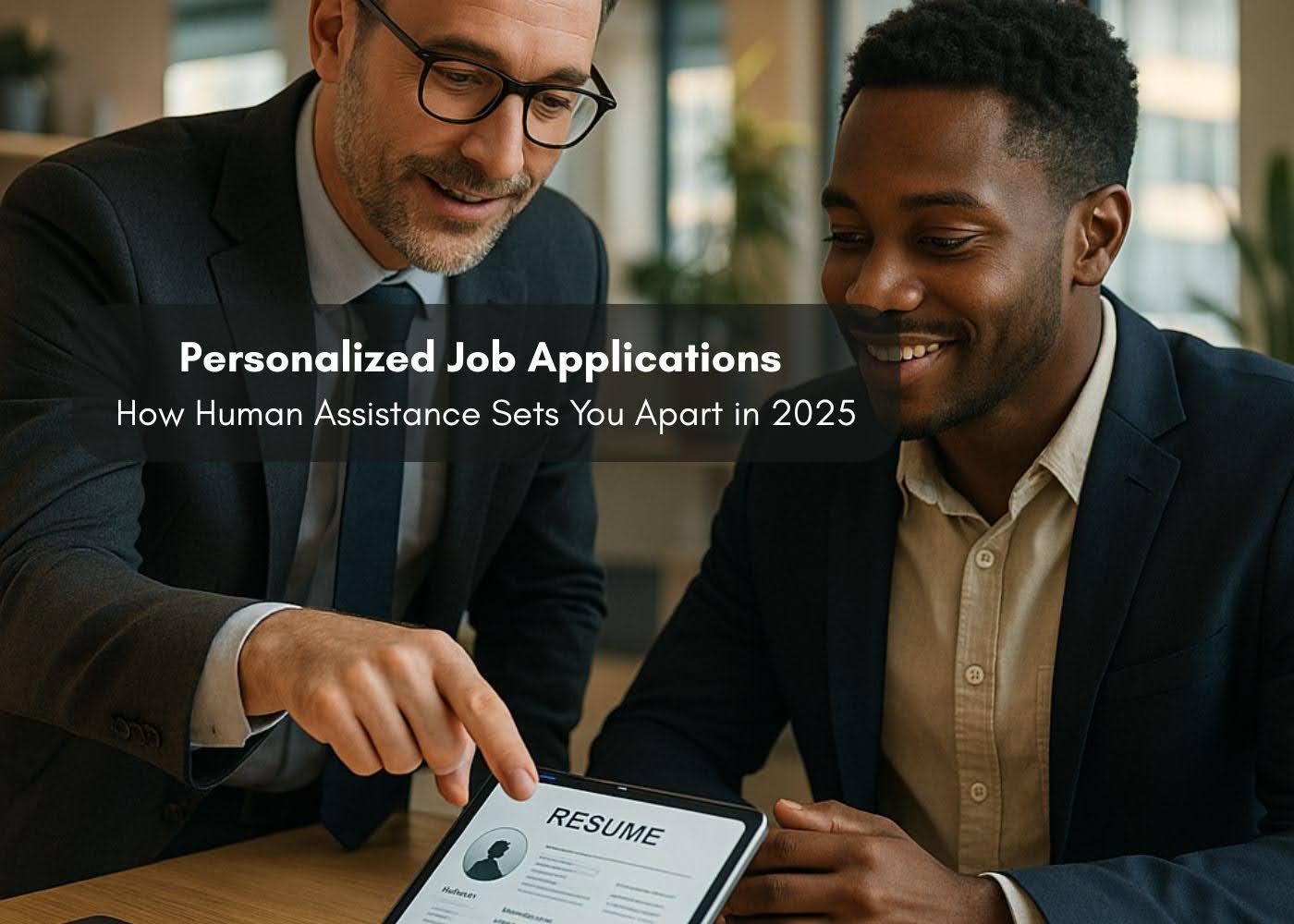Preview for Personalized Job Applications: How Human Assistance Sets You Apart in 2025