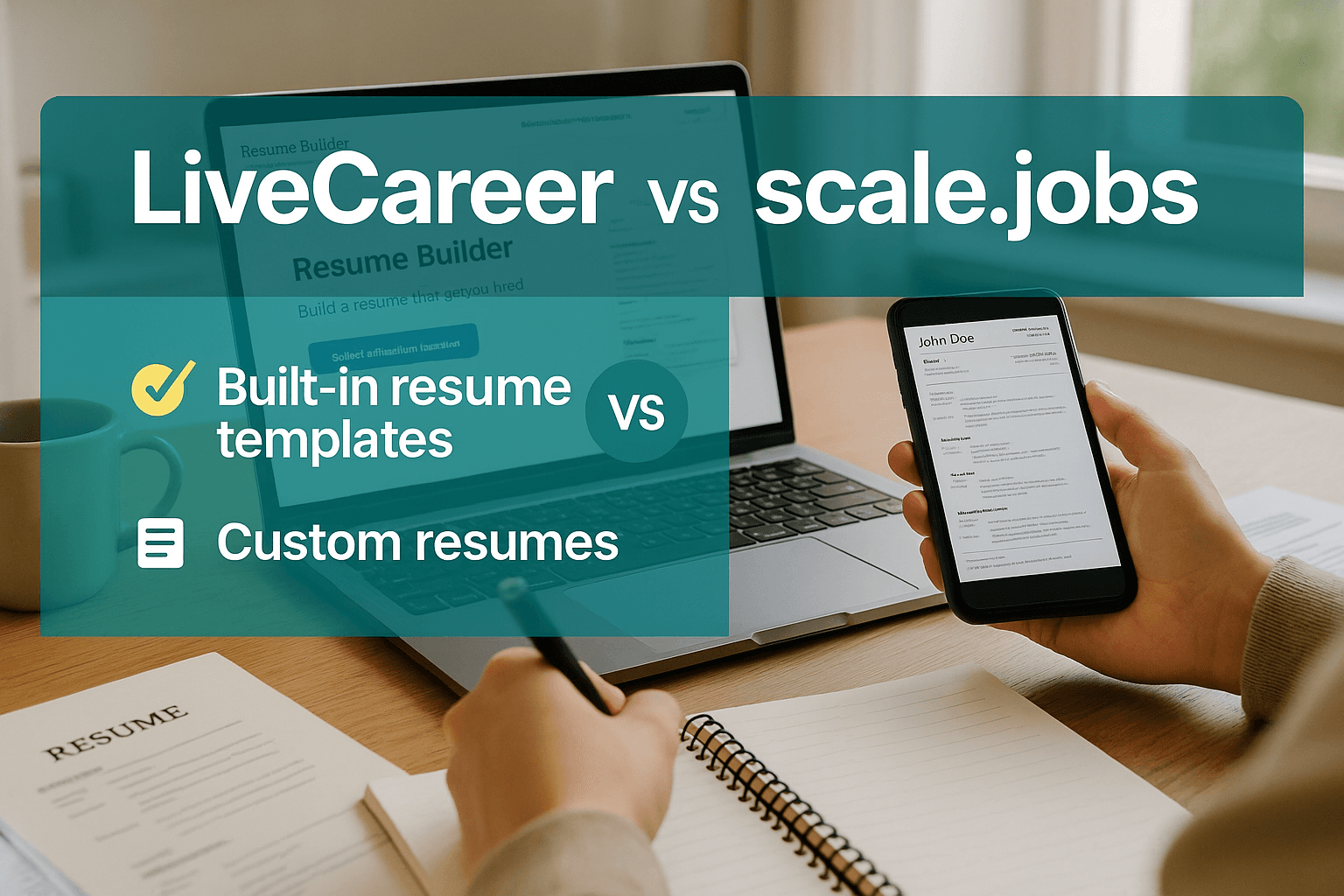 Preview for Is LiveCareer Worth It? Scale Jobs Resume Alternative