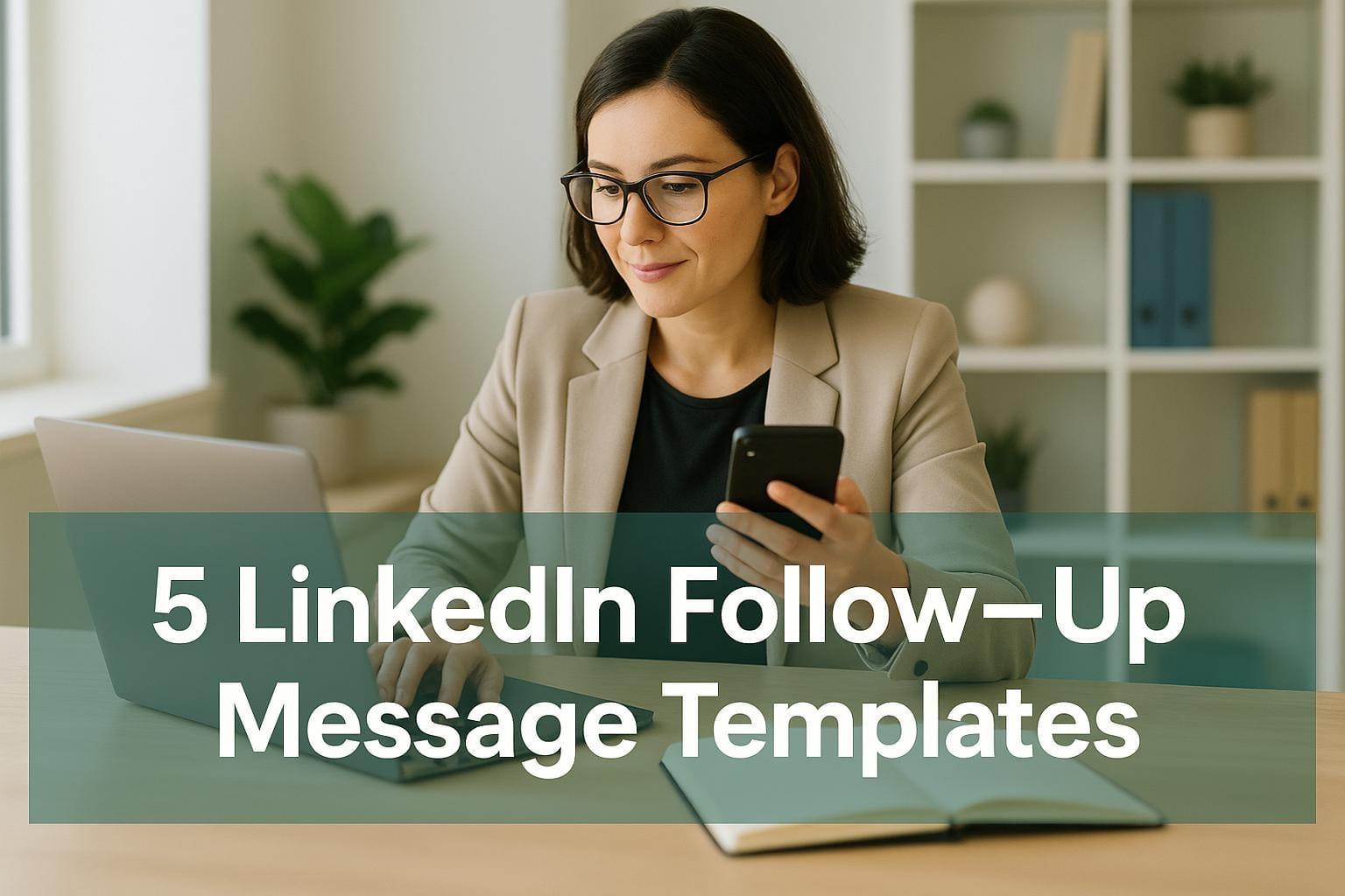 Preview for 5 LinkedIn Follow-Up Message Templates
