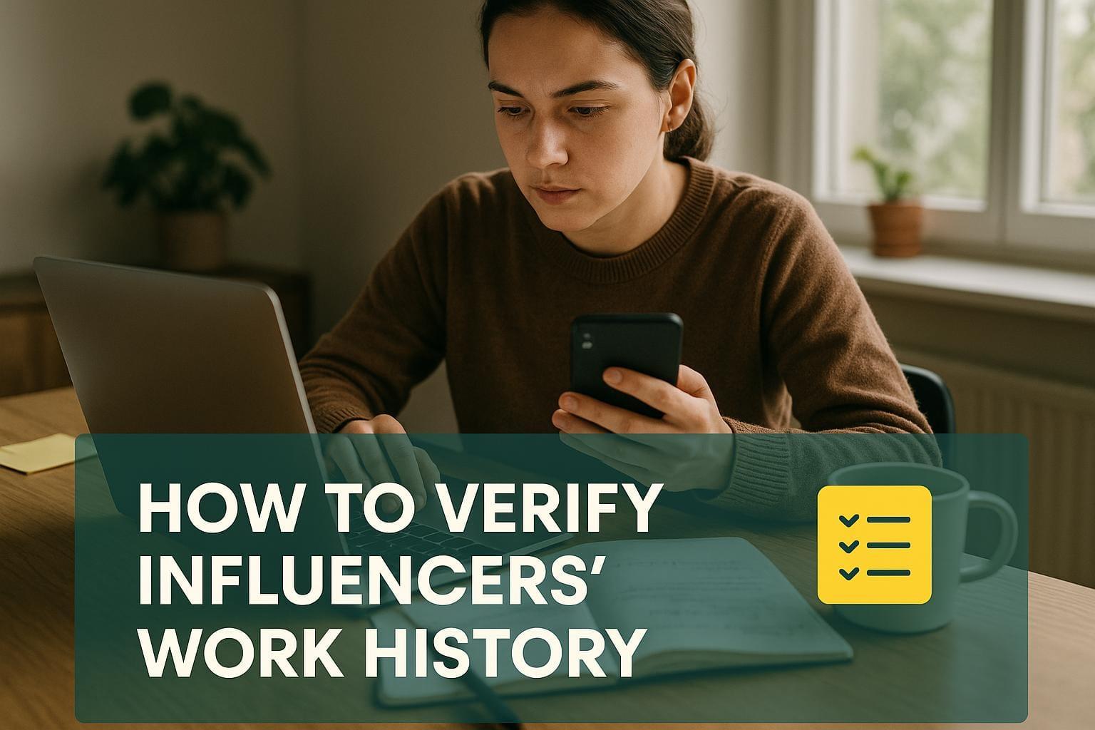 Preview for How to Verify Influencers' Work History