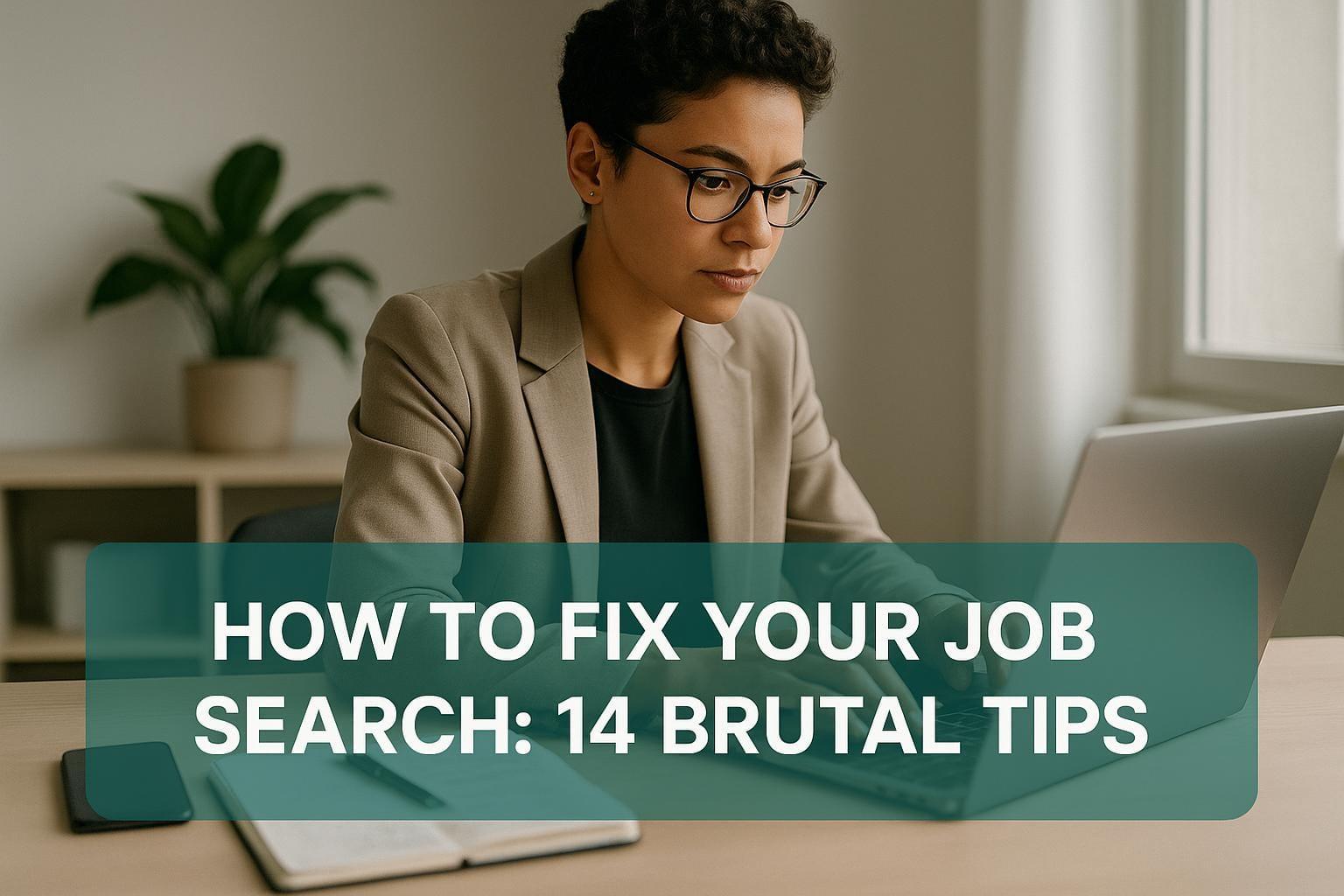 Preview for How to Fix Your Job Search: 14 Brutal Tips