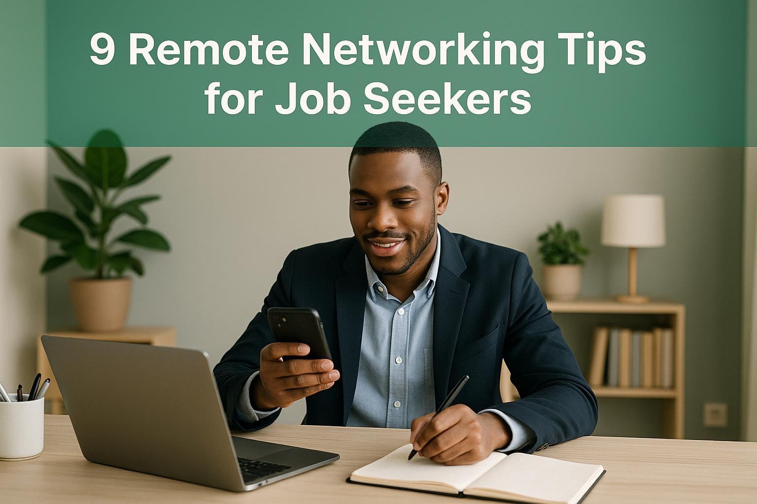 Preview for 9 Remote Networking Tips for Job Seekers