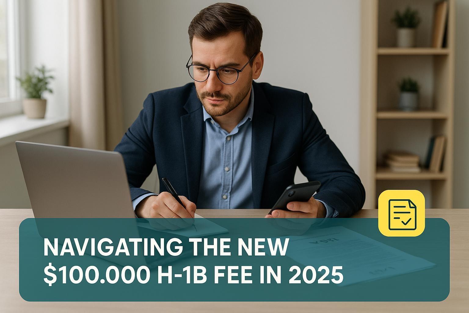 Preview for Navigating the New $100,000 H-1B Fee: Tips, Challenges, and Legal Insights for 2025