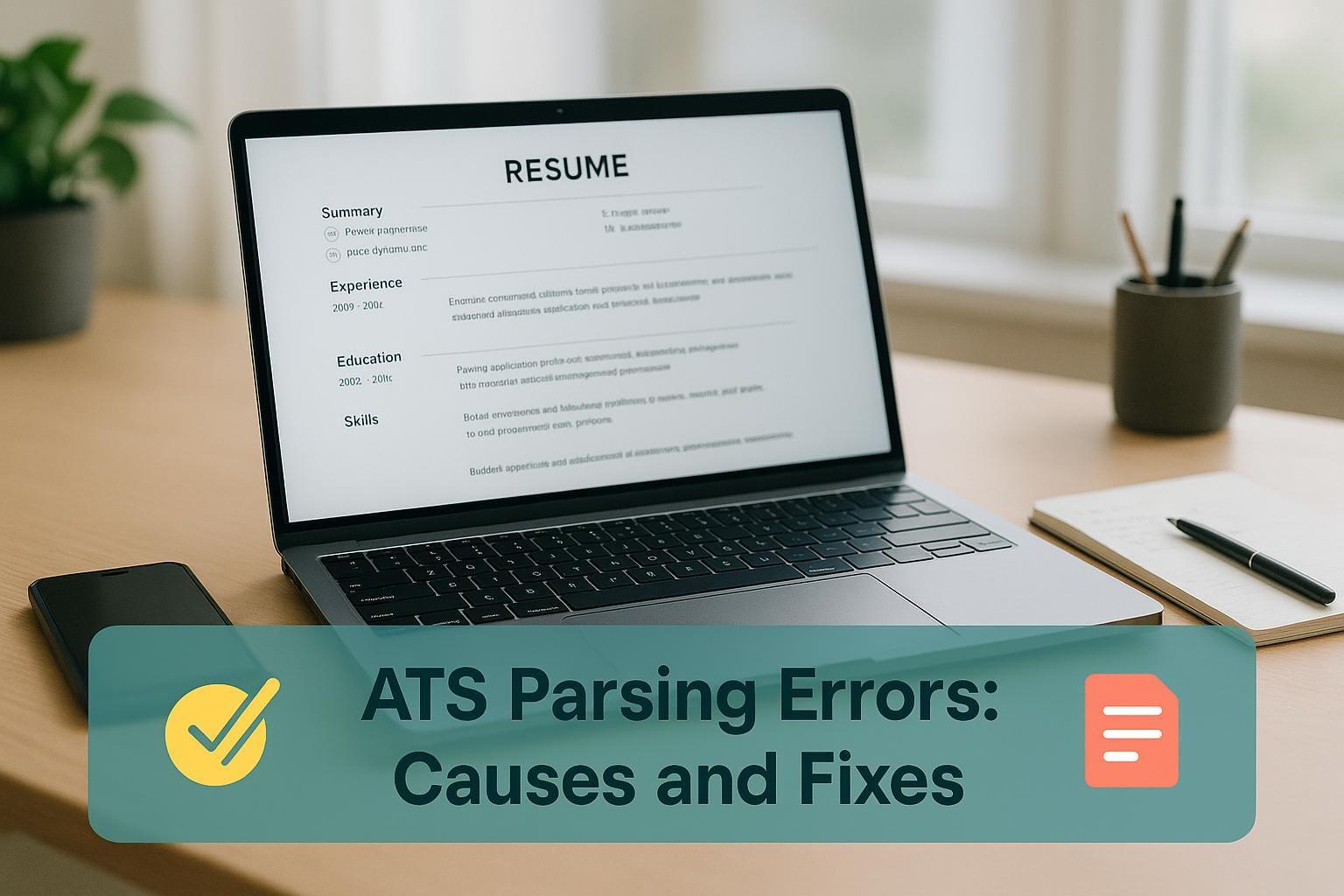 Preview for ATS Parsing Errors: Causes and Fixes
