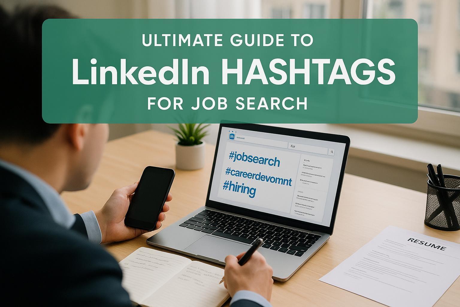 Preview for Ultimate Guide to LinkedIn Hashtags for Job Search